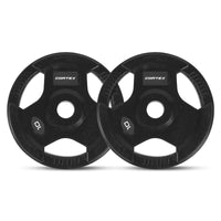 CORTEX 80kg Tri-Grip V2 50mm Olympic Plate Set