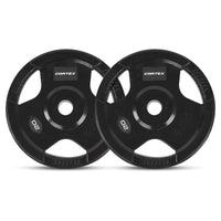 CORTEX 80kg Tri-Grip V2 50mm Olympic Plate Set