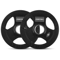 CORTEX 40kg Tri-Grip V2 50mm Olympic Curl Bar Set
