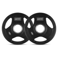 CORTEX 145kg Tri-Grip V2 50mm Olympic Plate Set