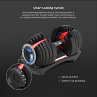 LSG Adjustable Dumbbells 2.5kg-24kg (Pairs)