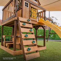 Lifespan Kids Coventry Swing Set & Play Centre with 2.2m Slide (Pastel Blue)