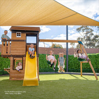 Lifespan Kids Darlington Swing Set & Play Centre with 2.2m Slide (Pastel Green)