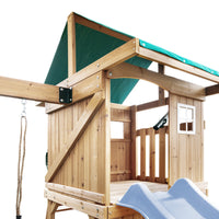 Lifespan Kids Montrose Swing Set & Play Centre with 2.2m Slide (Pastel Blue)