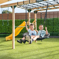 Lifespan Kids Orangutan Climbing Cube Jungle Gym Play Centre + Yellow Slide
