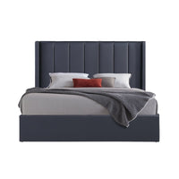 Prado 4pc Fabric Gas Lift Queen Bedroom Suite