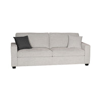 Milano 3 Seater Sofa Set Polyester Fabric Multilayer Two Pillows Attached Individual Pocket Spring