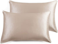 Luxury Pillowcase 2 Pack - 100% Pure Mulberry Silk on Both Sides - Champagne