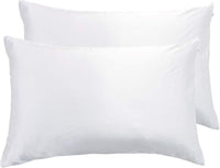 Luxury Pillowcase 2 Pack - 100% Pure Mulberry Silk on Both Sides - White