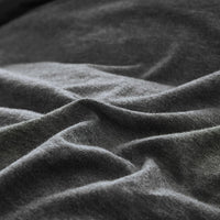 100% Jersey Cotton Soft Stretchy Breathable Fitted Sheet - Black Marble - Single Size