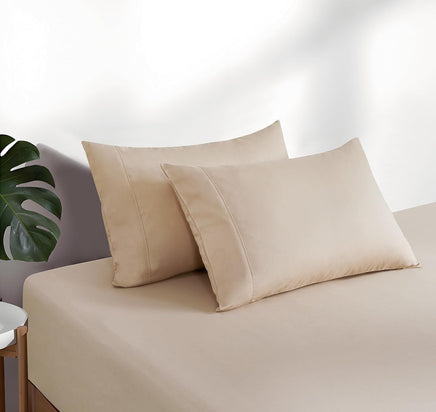 100% Vintage Washed Cotton Fitted Sheet Combo Set – 100% Natural Cotton, Ultra Soft & Breathable – Includes Fitted Sheet &...