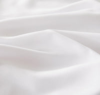 Bamboo Microfibre Quilt Cover Set - White - Single