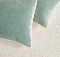 2-in-1 Teddy Sherpa Quilt Cover Set (Sage Green, Single)