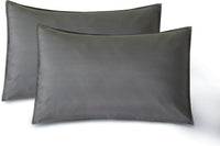 Vintage Washed Microfibre Sheet Set with 1 Pillowcase - Grey - Single