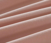 Vintage Washed Microfibre Sheet Set (Pink, Single)