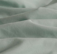 Vintage Washed Microfibre Sheet Set (Sage, Single)