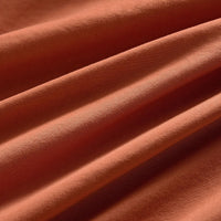 Vintage Washed Microfibre Sheet Set with 1 Pillowcase - Terracotta - Single