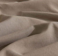 Vintage Washed Microfibre Sheet Set (Truffle, Single)