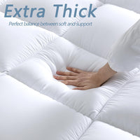 Luxury Extra Thick 1000GSM Mattress Topper -Single size