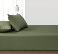 100% Vintage Washed Cotton Fitted Sheet Combo Set – 100% Natural Cotton, Ultra Soft & Breathable – Includes Fitted Sheet &...