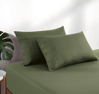 100% Vintage Washed Cotton Fitted Sheet Combo Set – 100% Natural Cotton, Ultra Soft & Breathable – Includes Fitted Sheet &...