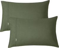 100% Vintage Washed Cotton Fitted Sheet Combo Set – 100% Natural Cotton, Ultra Soft & Breathable – Includes Fitted Sheet &...