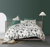 Microfiber Reversible Quilt Cover Set - Sally - Double Size