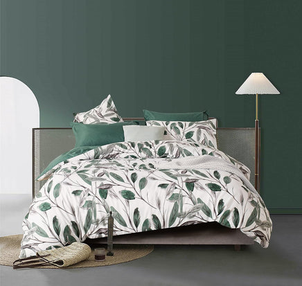 Microfiber Reversible Quilt Cover Set - Sally - Double Size