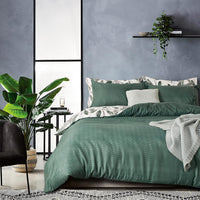 Microfiber Reversible Quilt Cover Set - Sally - Double Size