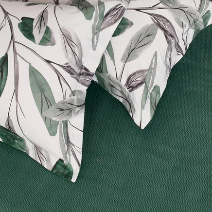 Microfiber Reversible Quilt Cover Set - Sally - Double Size
