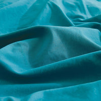 Vintage Washed Microfibre Quilt Cover Set (Teal, Double)