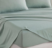 Bamboo Microfibre Sheet Set - Sage Green - Double