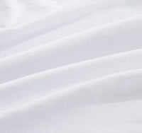 Vintage Washed Microfibre Sheet Set with 2 Pillowcases - White - Double