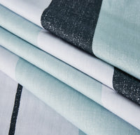100% Cotton Reversible Quilt Cover Set - Nathan -  Queen Size