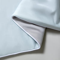 Ice Cooling Reversible Summer Comforter Blanket  (Blue and Grey, Queen/King)