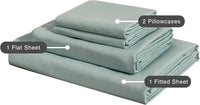 Bamboo Microfibre Sheet Set - Sage Green - Queen