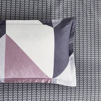 100% Cotton Reversible Quilt Cover Set - Dylan -  King Size