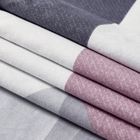 100% Cotton Reversible Quilt Cover Set - Dylan -  King Size