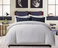 100% Cotton Reversible Quilt Cover Set - Fred -  King Size