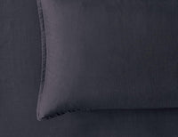 Bamboo Microfibre European Pillowcase x2 (one pair) - Charcoal