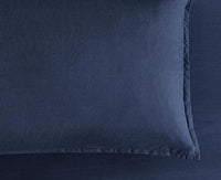 Bamboo Microfibre European Pillowcase x2 (one pair) - Navy