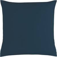 Vintage Washed 100% Cotton European Pillowcase - Luxurious European Pillow Cover - Dark Indigo - 1 Pc