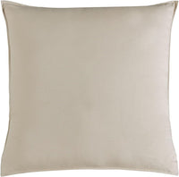 Vintage Washed 100% Cotton European Pillowcase - Luxurious European Pillow Cover - Natural - 1 Pc