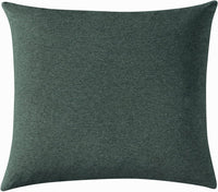 100% Jersey Cotton Soft Breathable Fabrication Stretch European Pillowcase - Forest Green