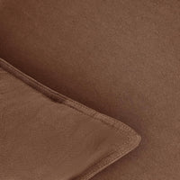 Linen Cushion Covers - 30% Linen 70% Cotton Blend, Soft & Breathable with Hidden Zipper Design - Cocoa Brown, 45cm x 45cm ...