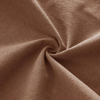 Linen Cushion Covers - 30% Linen 70% Cotton Blend, Soft & Breathable with Hidden Zipper Design - Cocoa Brown, 45cm x 45cm ...