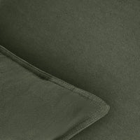 Linen Cushion Covers - 30% Linen 70% Cotton Blend, Soft & Breathable with Hidden Zipper Design - Khaki Green, 30cm x 50cm ...