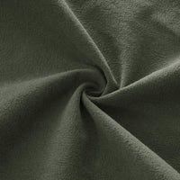 Linen Cushion Covers - 30% Linen 70% Cotton Blend, Soft & Breathable with Hidden Zipper Design - Khaki Green, 30cm x 50cm ...