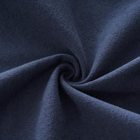Linen Cushion Covers - 30% Linen 70% Cotton Blend, Soft & Breathable with Hidden Zipper Design - Navy Blue, 45cm x 45cm (T...