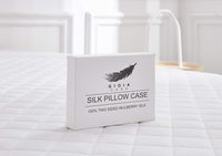 Luxury Pillowcase - 100% Pure Mulberry Silk on Both Sides - Silver